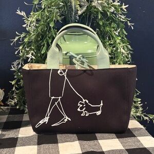 Kate Spade & Maira Kalma Top Handle Purse"Walk The Dog" Eloise Tote